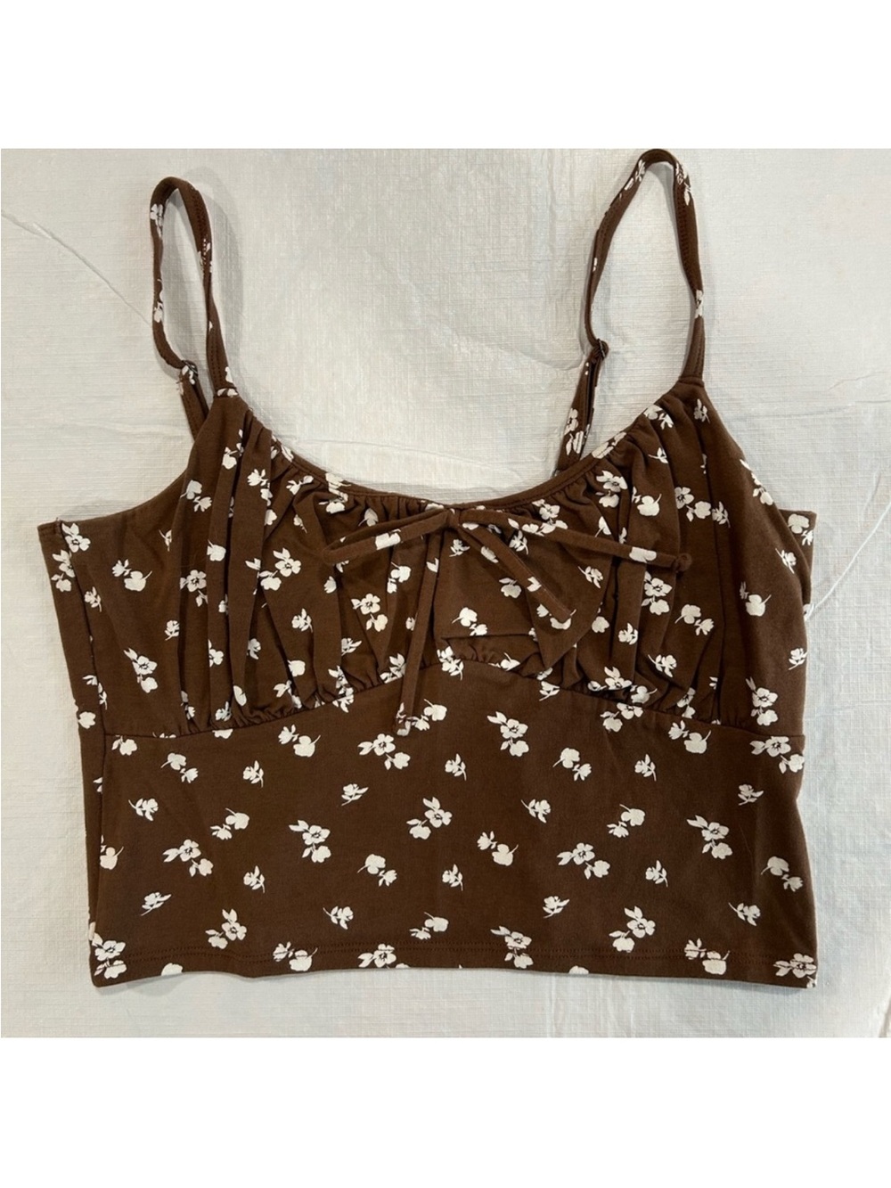 Hollister Brown Floral Cami Top